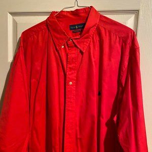 Orange/Red Ralph Lauren Polo Button Down